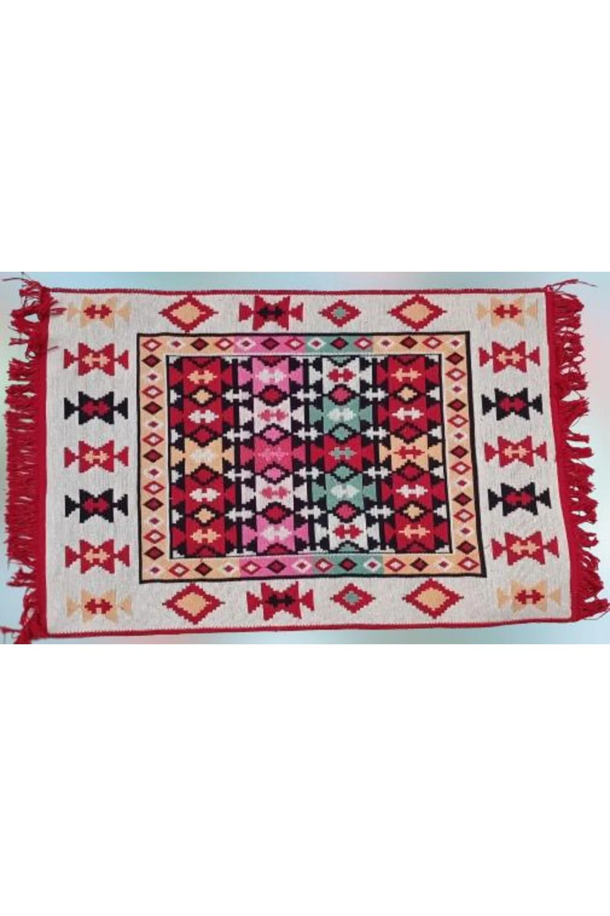 Kilim Antik 80-125 Otantik Motifler Model Naturel Boya Çift Taraflı El yapımı - Görsel 6