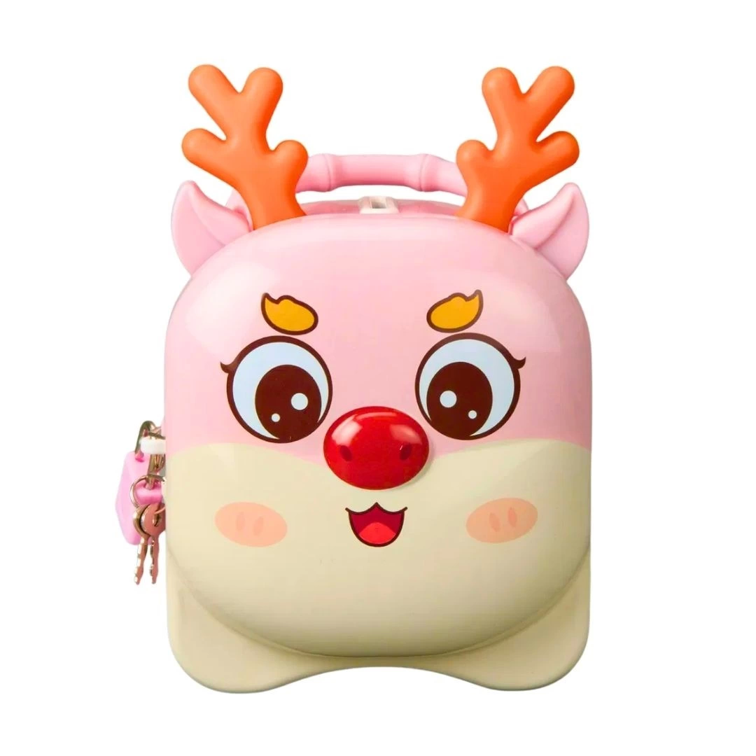 Kilitli Metal  Geyik Kumbara