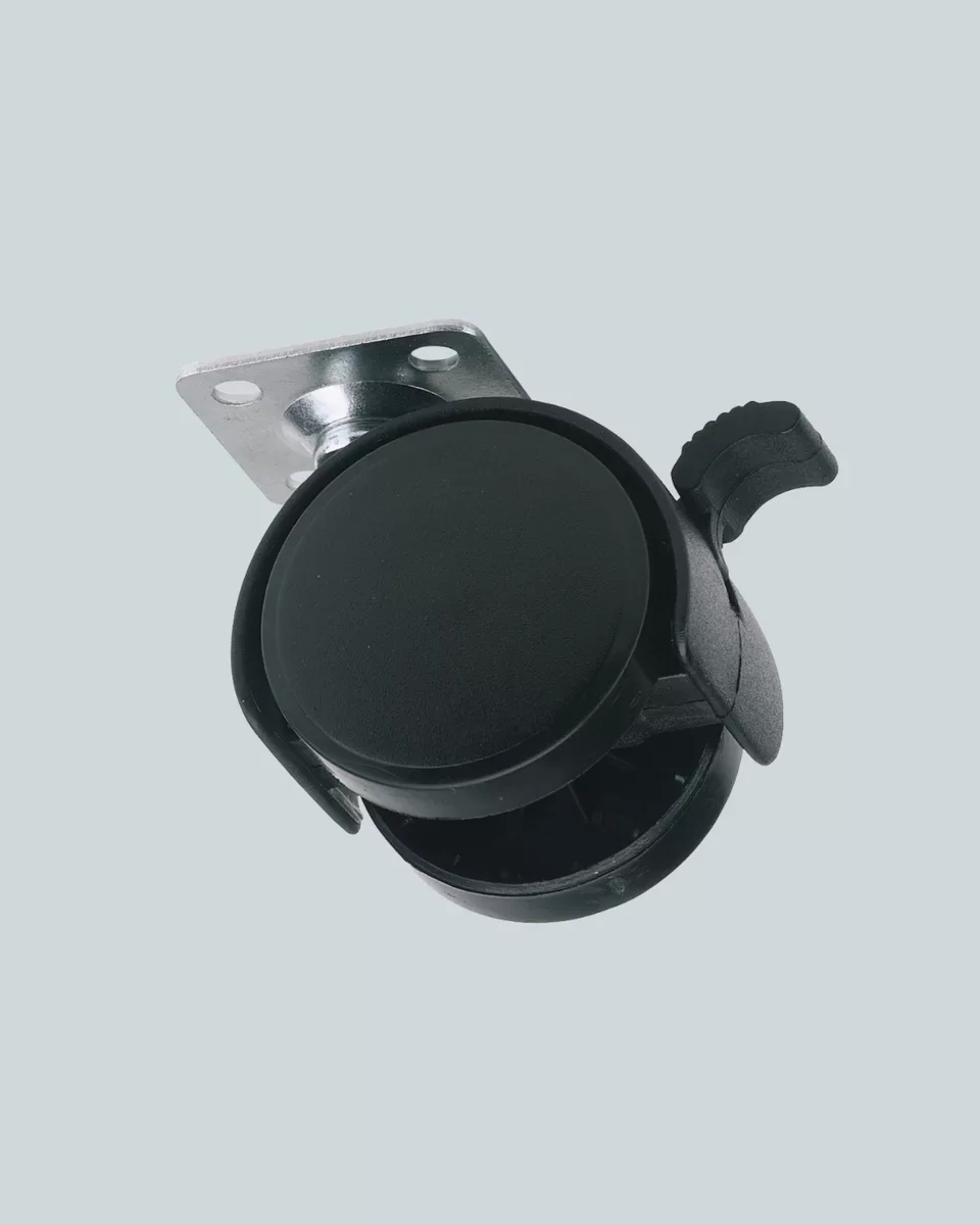Kilitli Mini Tekerlek Ayak 4 cm 4'lü Set - Mobilya ve Sehpa Koruma
