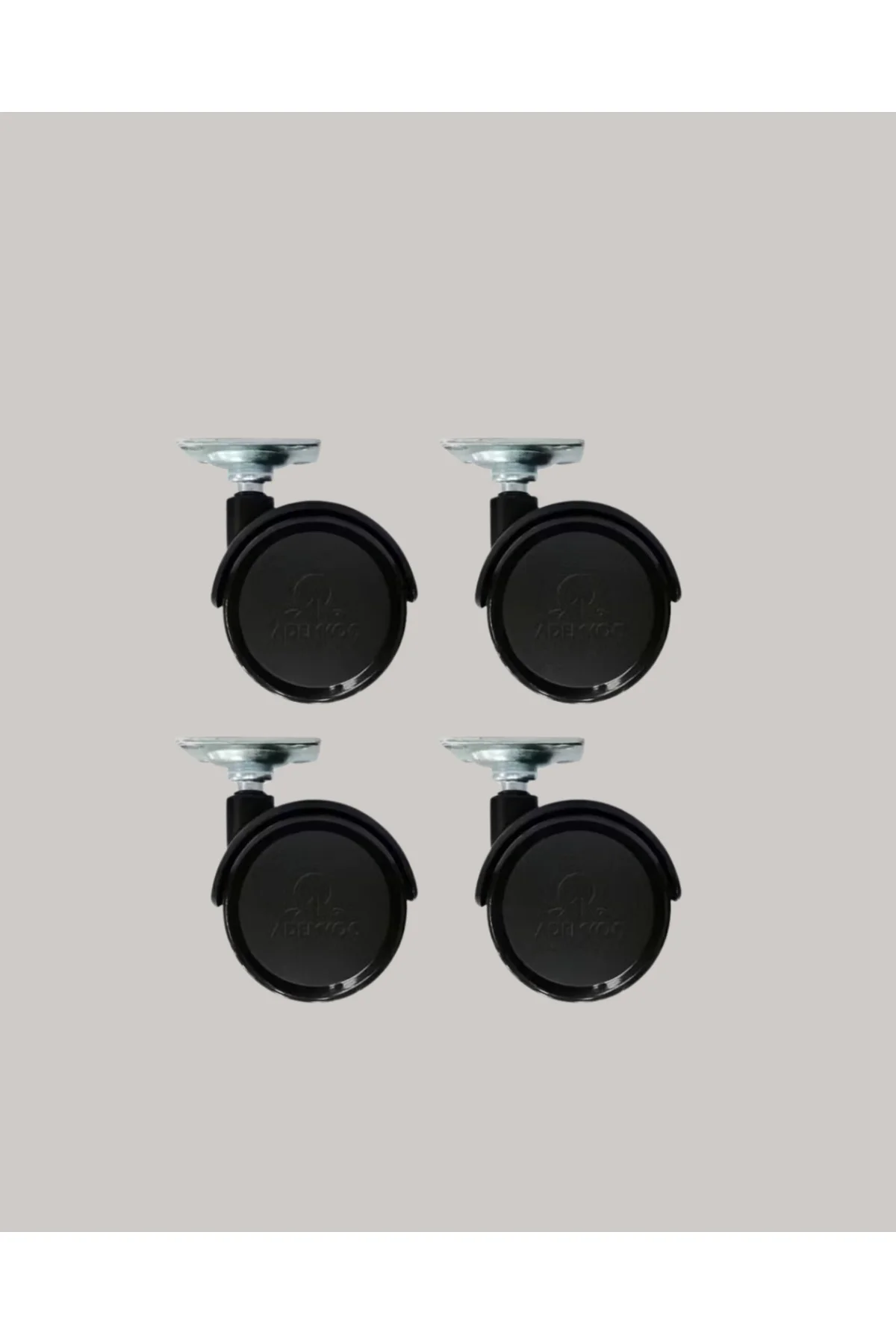 Kilitsiz 4 cm Tekerlek Ayak 4’lü Set Sessiz ve Dayanıklı - Lisiny