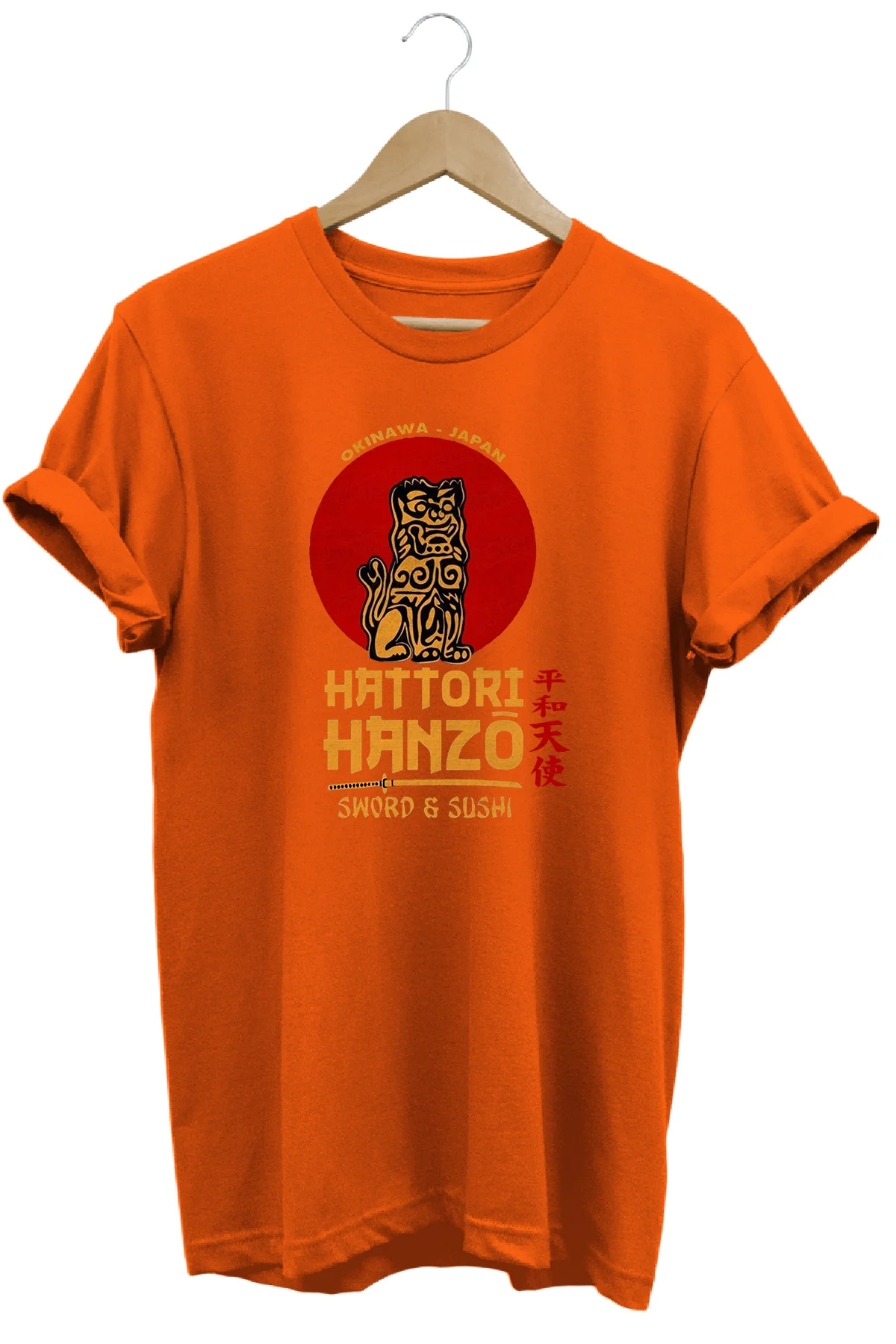 Kill Bill Hattorı Hanzo Baskılı %100 Pamuk Regular T-shirt Normal