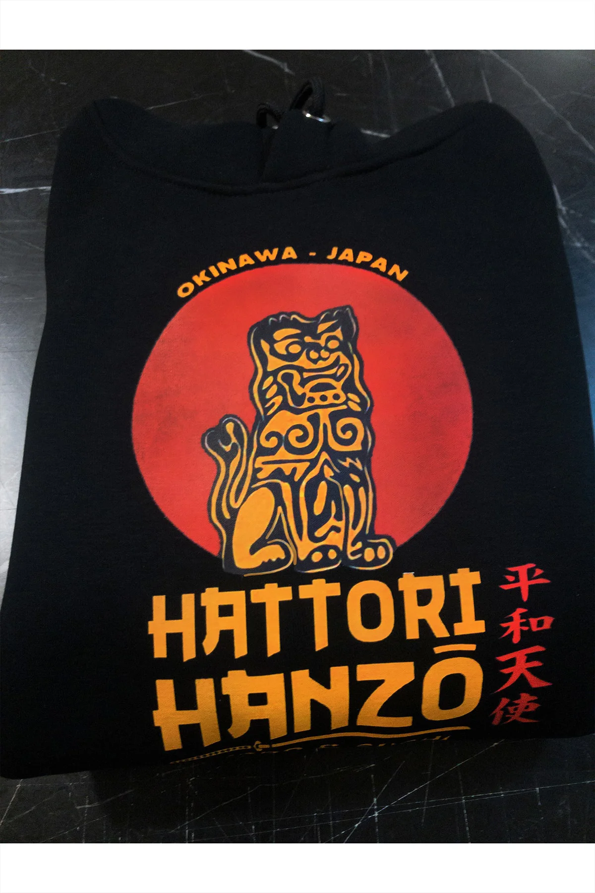 Kill Bill Hattori Hanzo Baskılı 3 Ipl. Şardonlu 600 Gr. Içi Polar