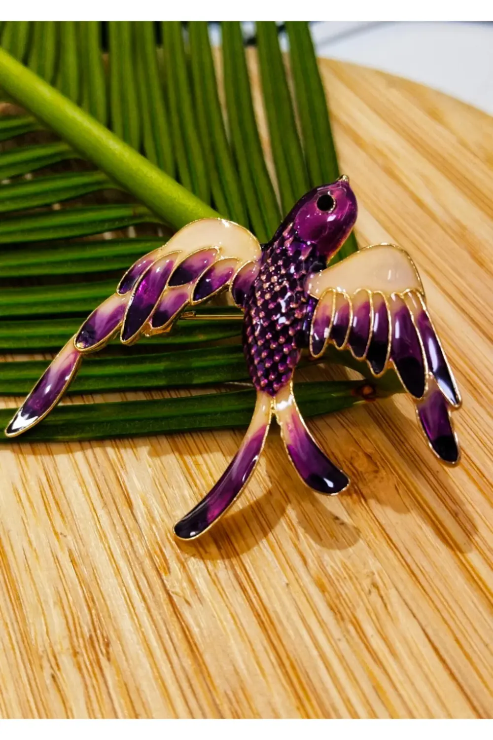 Kıllangıç Kuş Figürlü Broş