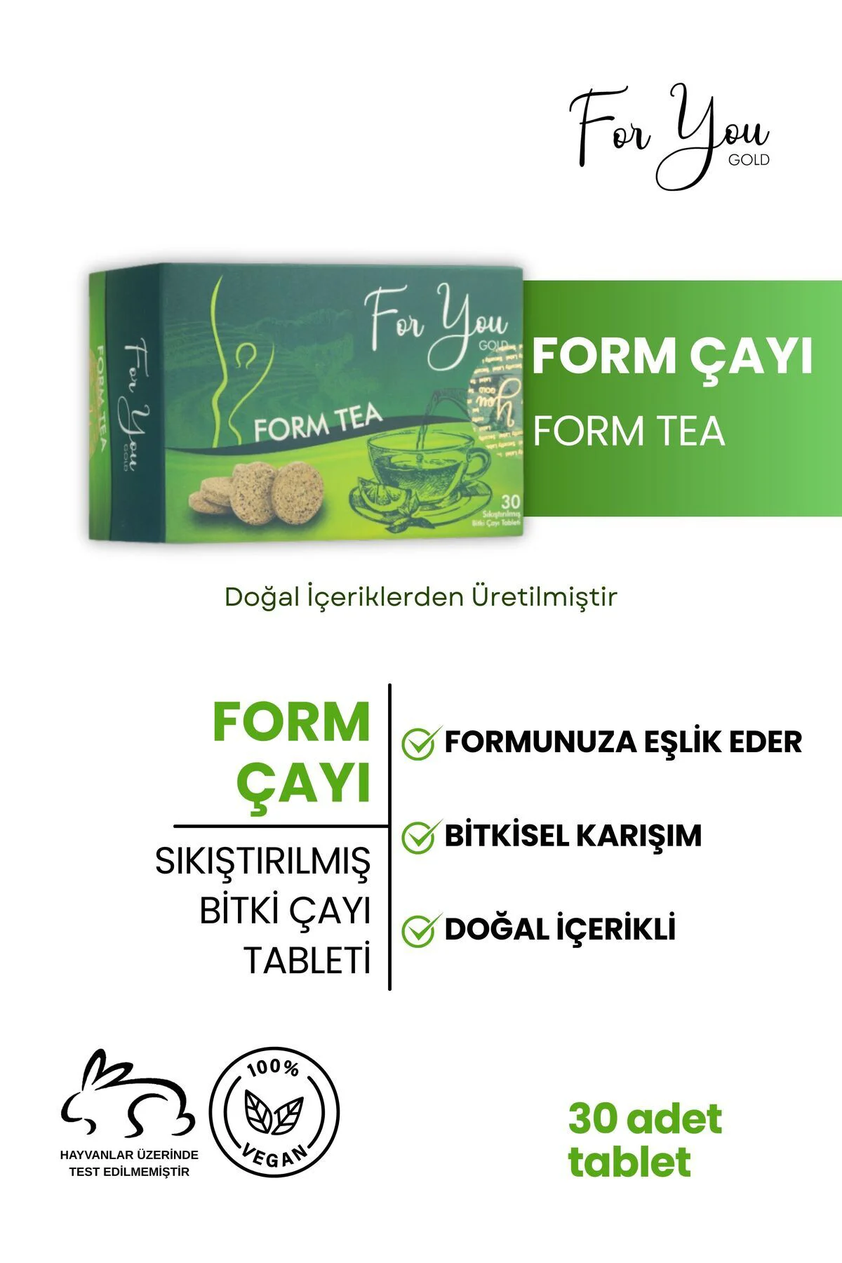 Kilo Vermeye Yardımcı Detoks & Destekleyici Diyet Form Bitki Çayı