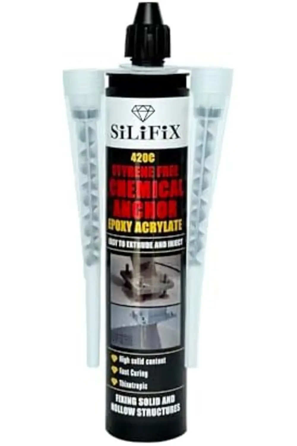 Kimyasal Dübel Epoksi (Polyester Değil) Ağır Dayanıklı (Silikon T