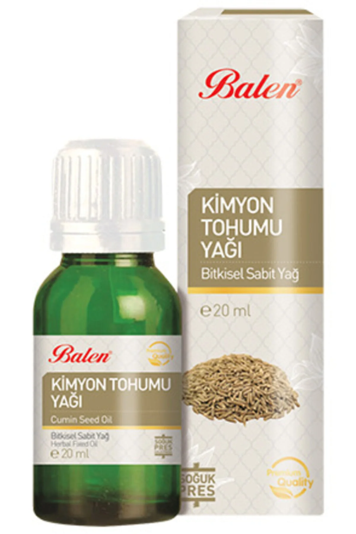 Kimyon Tohumu Yağı Doğal Saf Soğuk Pres 20 ml