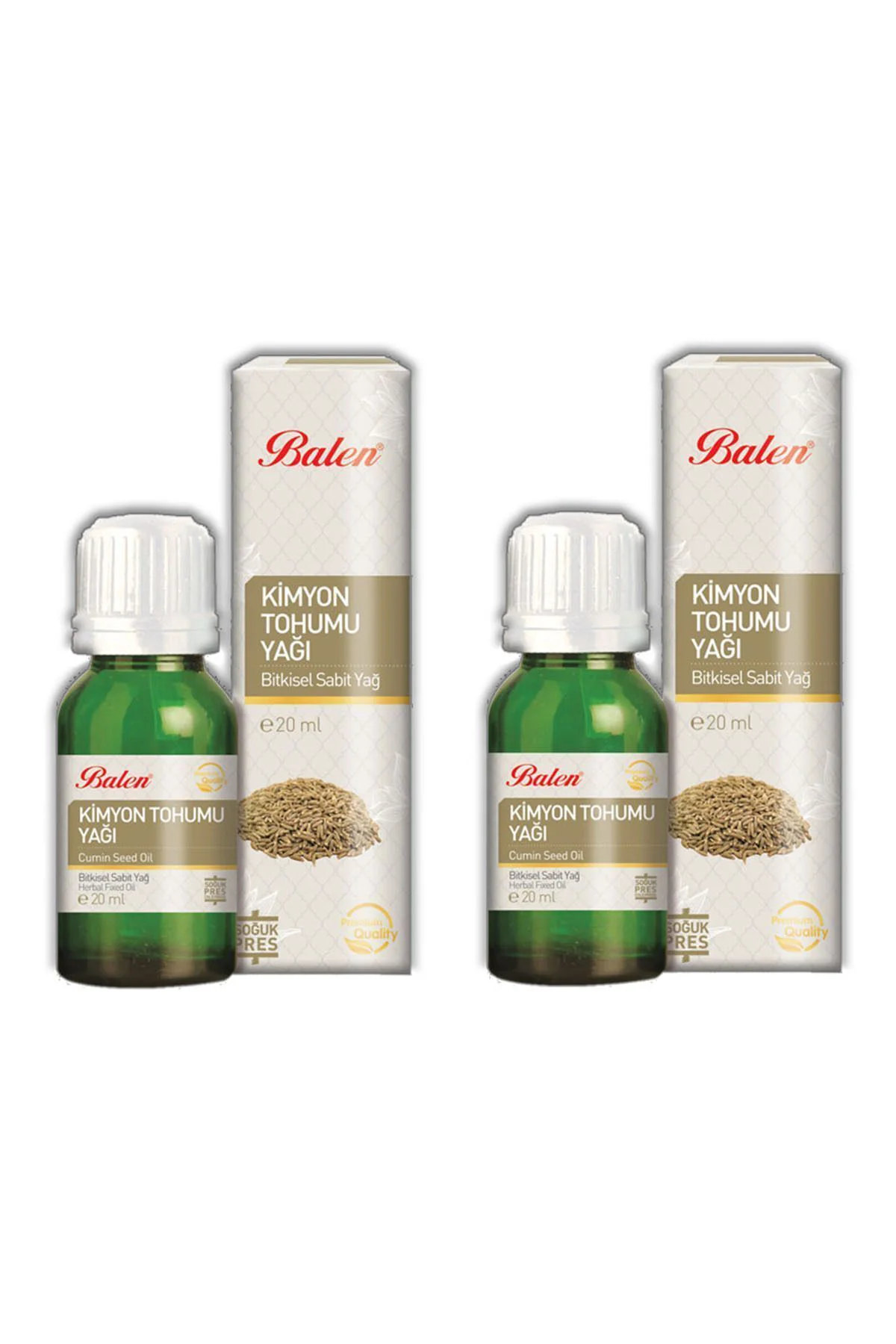 Kimyon Tohumu Yağı Soğuk Pres 20 ml 2 Adet