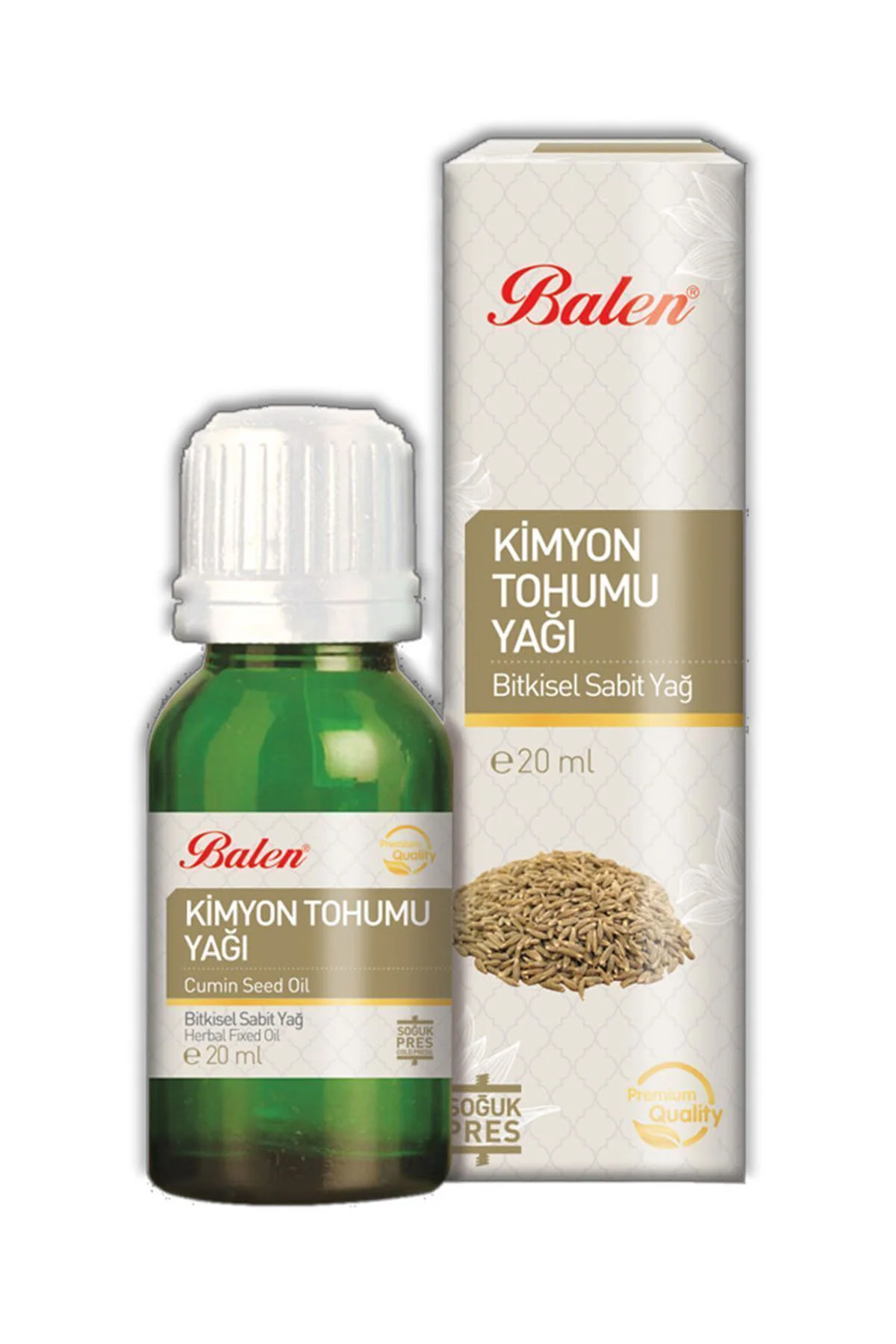 Kimyon Tohumu Yağı Soğuk Pres 20 ml 4 Adet