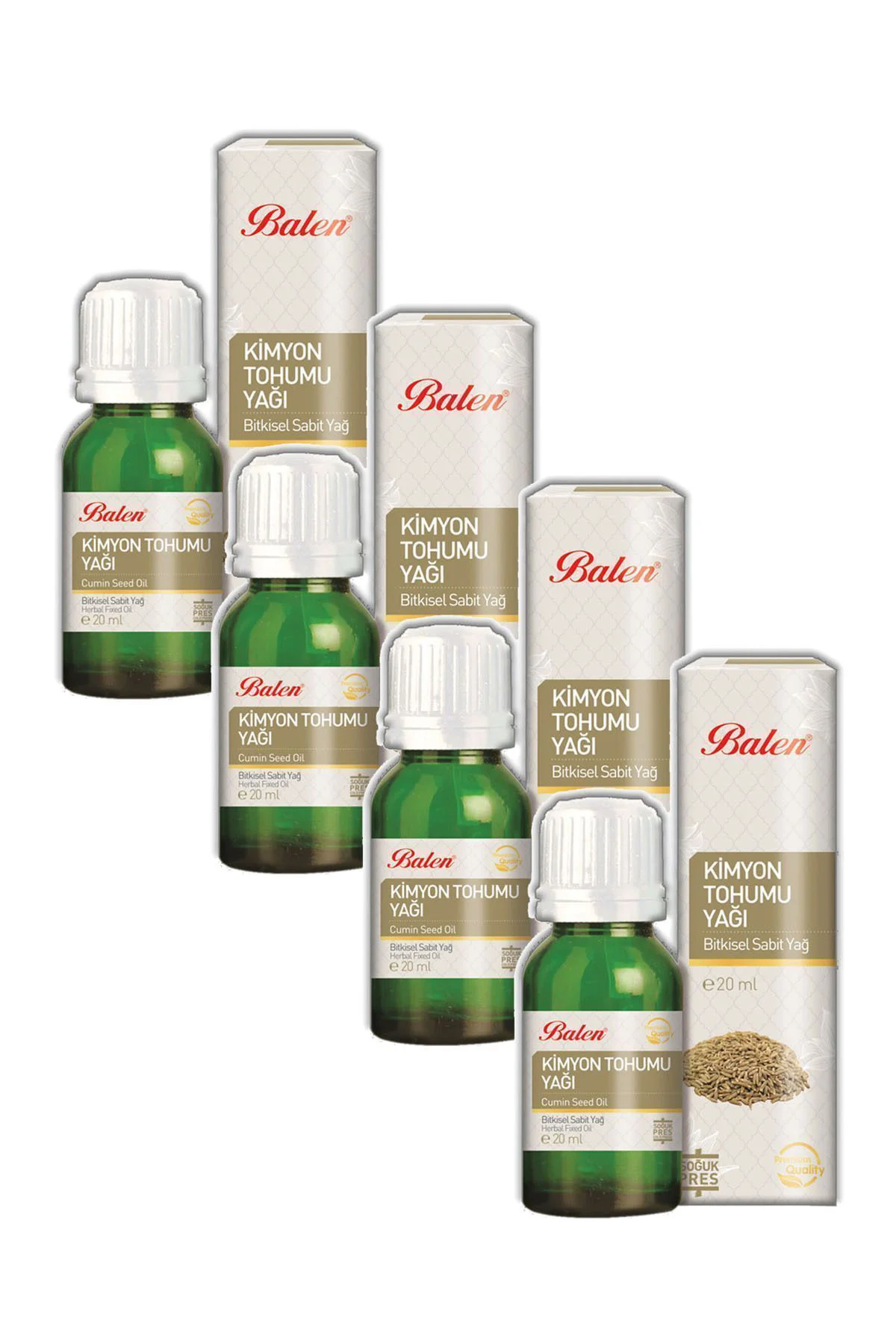 Kimyon Tohumu Yağı Soğuk Pres 20 ml 4 Adet
