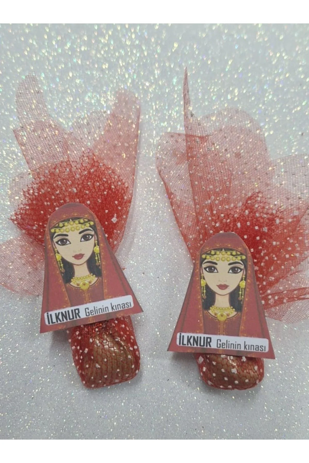 KINA GECESİ DAĞITMALIK YAZMALI KINA İSME ÖZEL 100 LÜ