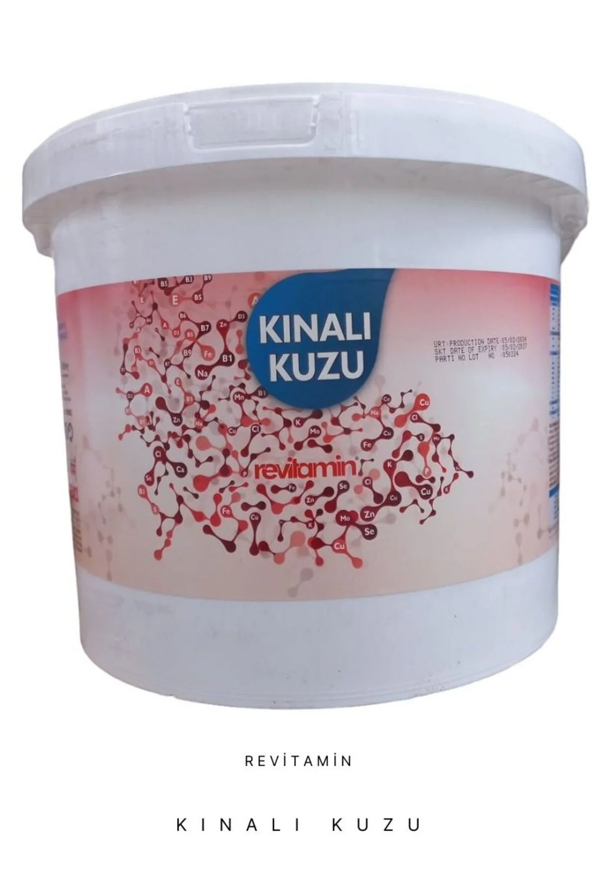 Kınalı Kuzu Koyun Keçi Kuzu ve Buzağı Hayvan Yem Katkı 10 KG Kova