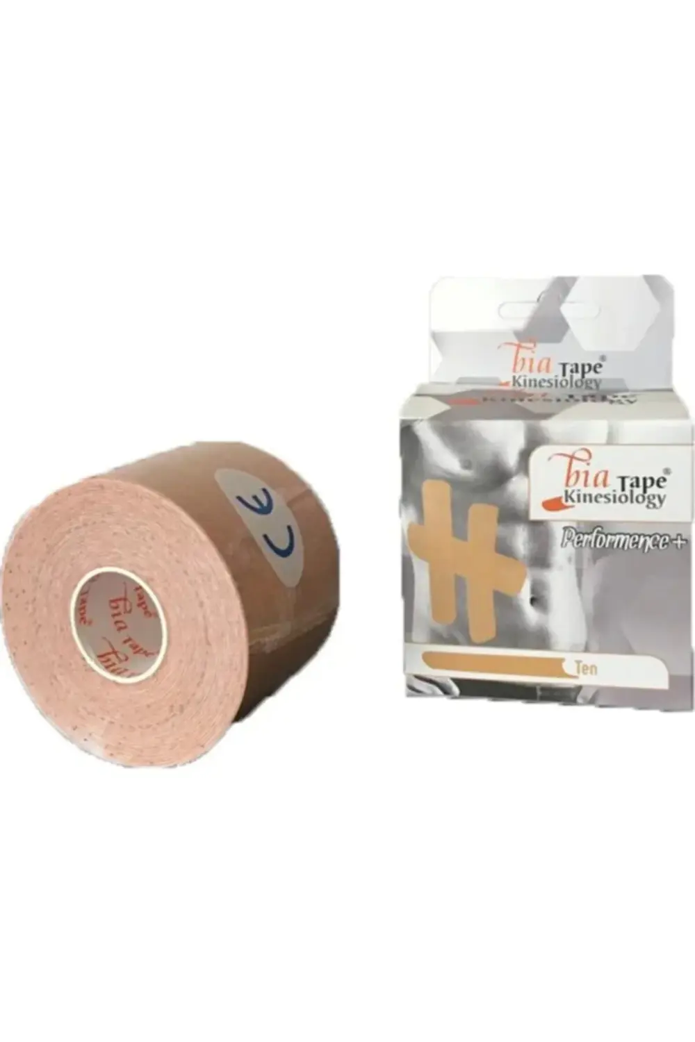 Kinesio 5 Cm X 5 M - Ten Rengi Sporcu Ağrı Bandı 12'li (pakette 1