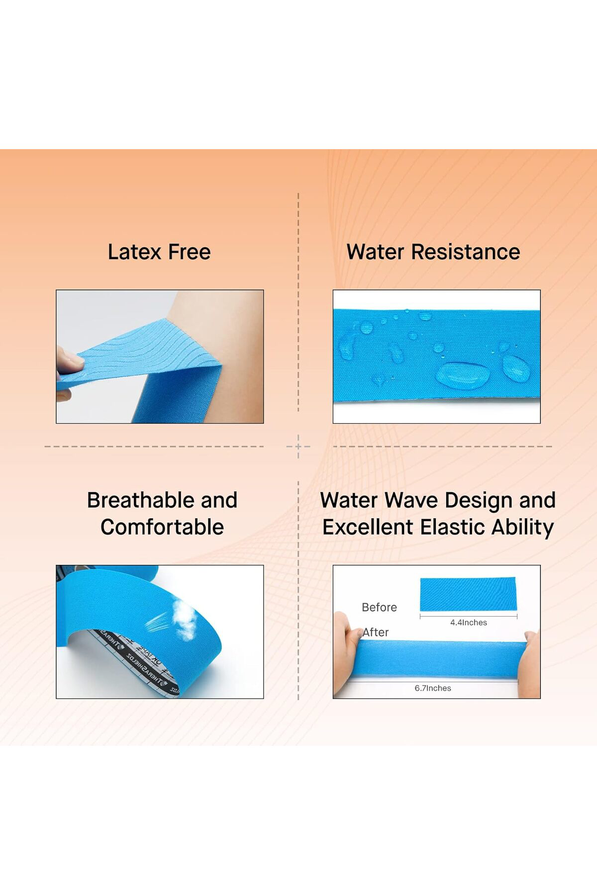 Kinesio Ağrı Bandı - Kinesiotape Bantlama - Boob Tape - Yüz Germe