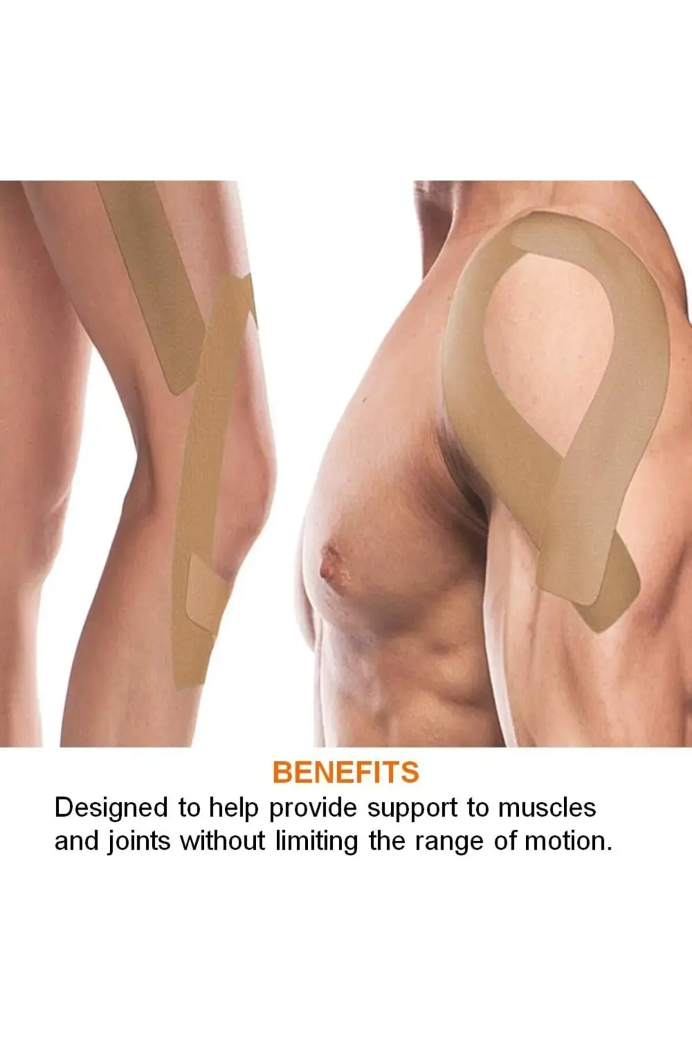 Kinesio Ağrı Bandı - Kinesiotape Bantlama - Boob Tape - Yüz Germe