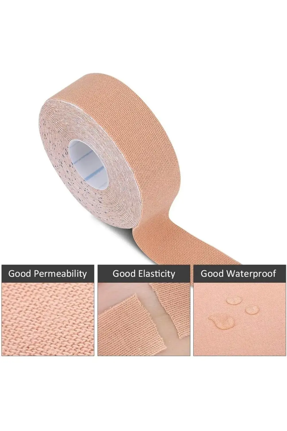 Kinesio Ağrı Bandı - Kinesiotape Bantlama - Boob Tape -Yüz Germe-