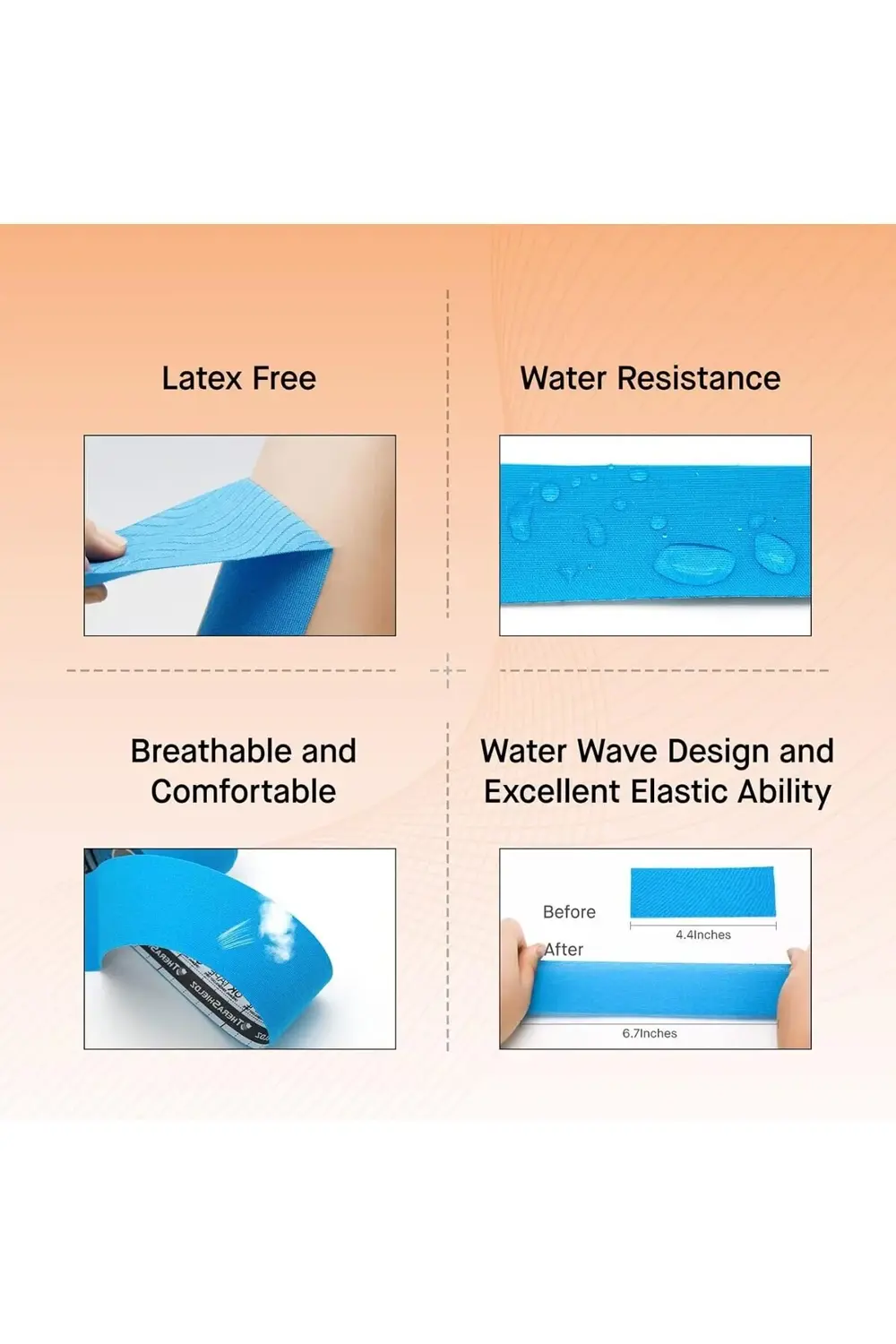 Kinesio Ağrı Bandı - Kinesiotape Bantlama - Boob Tape - Yüz Germe