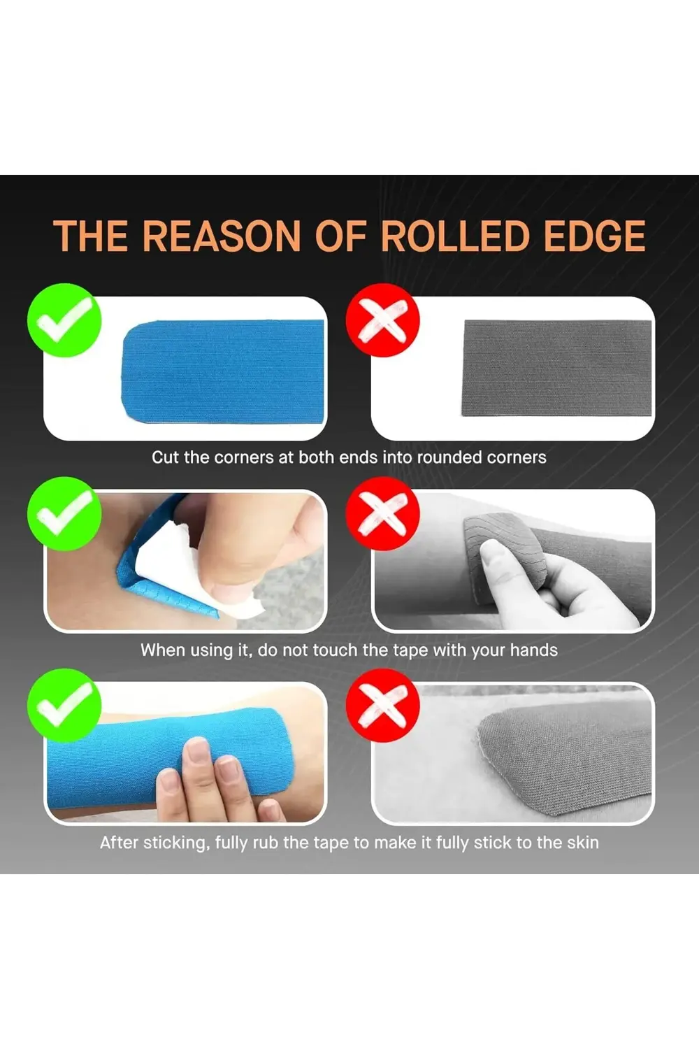 Kinesio Ağrı Bandı - Kinesiotape Bantlama - Boob Tape - Yüz Germe