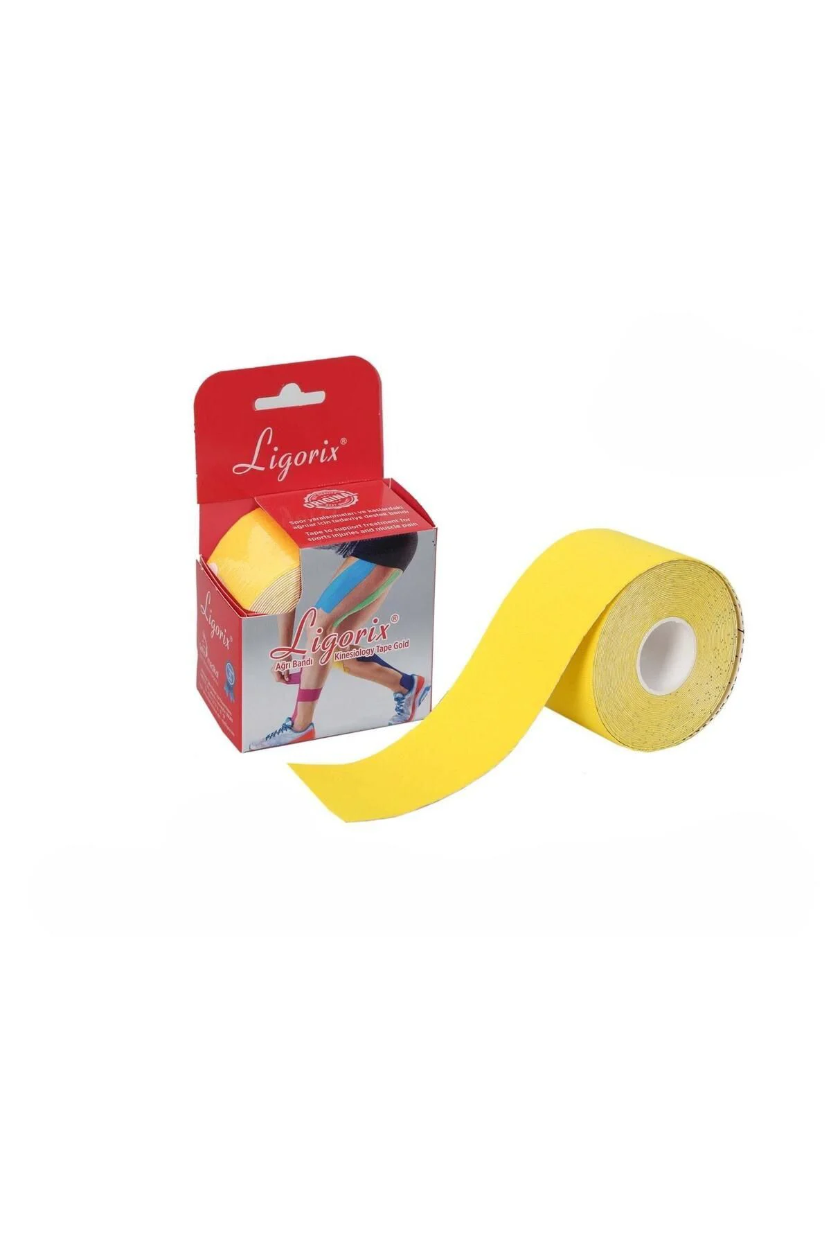 Kinesio Tape Ağrı Bandı 5cm X 5m -sarı