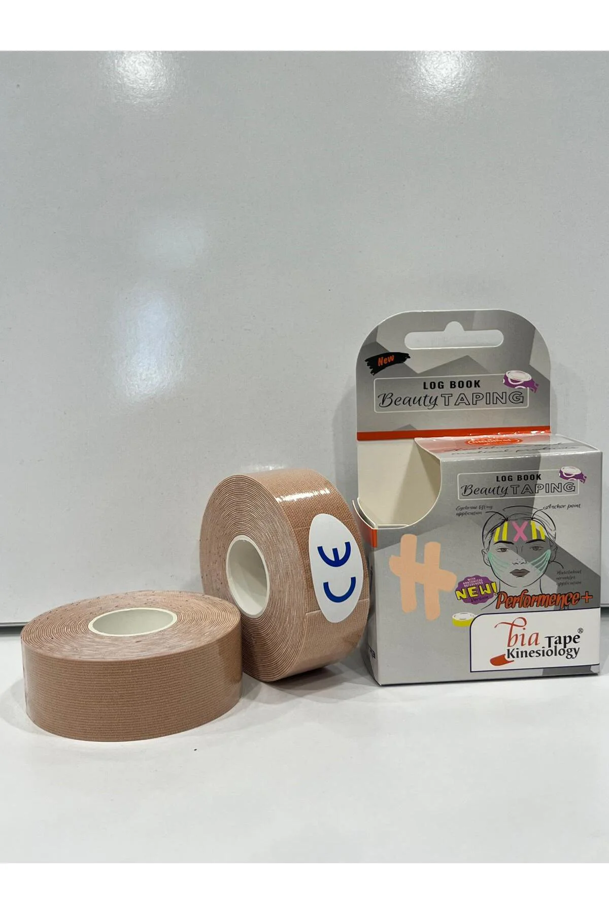 Kinesiology 2,5cmx5metre 2 Adet Yüz Bölgesi Için Therapy Cotton K