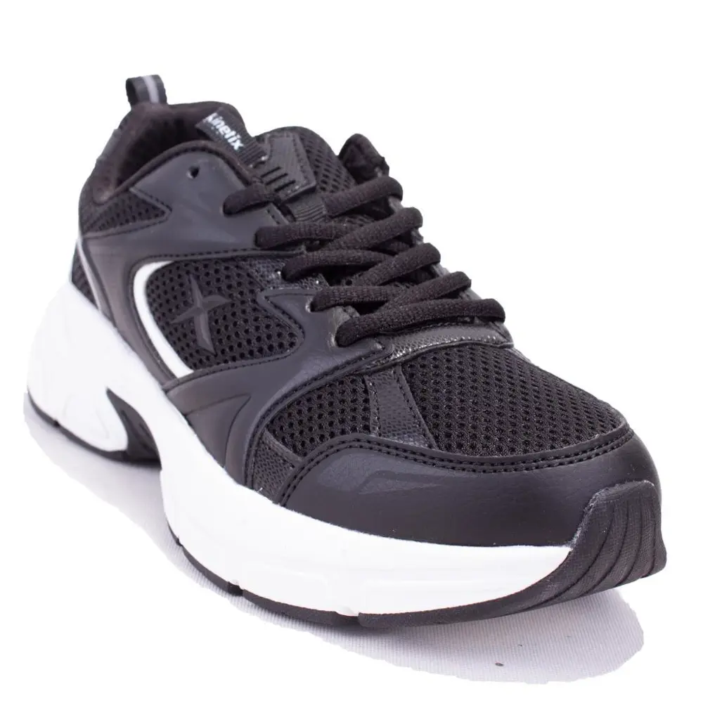 Kinetix Arlex Tx Siyah Beyaz Ortopedik Günlük Kadın Spor Ayakkabı