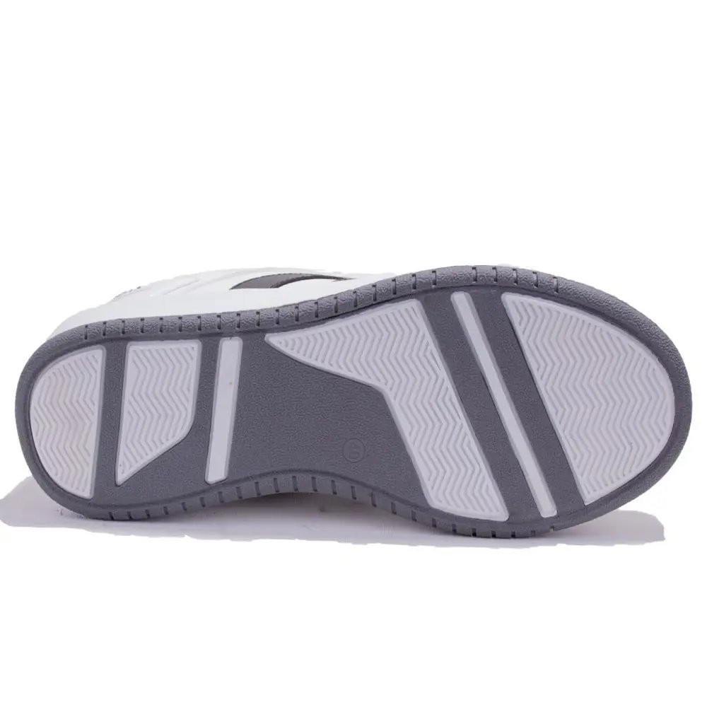 Kinetix Kort Pu Beyaz Gri Ortopedik Günlük Erkek Spor Ayakkabı