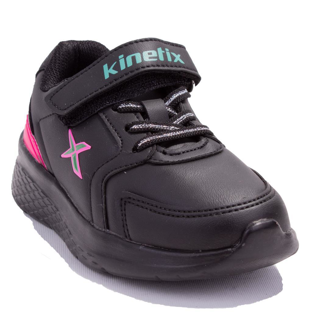 Kinetix  Marned Siyah Fuşya Ortopedik Günlük Kiz Çocuk Spor Ayakka