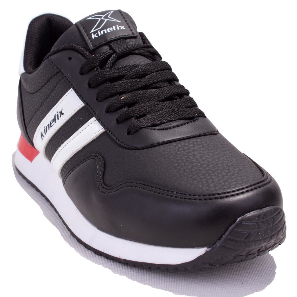 Kinetix Pıero Pu Siyah Beyaz Ortopedik Günlük Erkek Spor Ayakkab Kinetix Pıero Pu Siyah Beyaz Ortopedik Günlük Erkek Spor Ayakkab