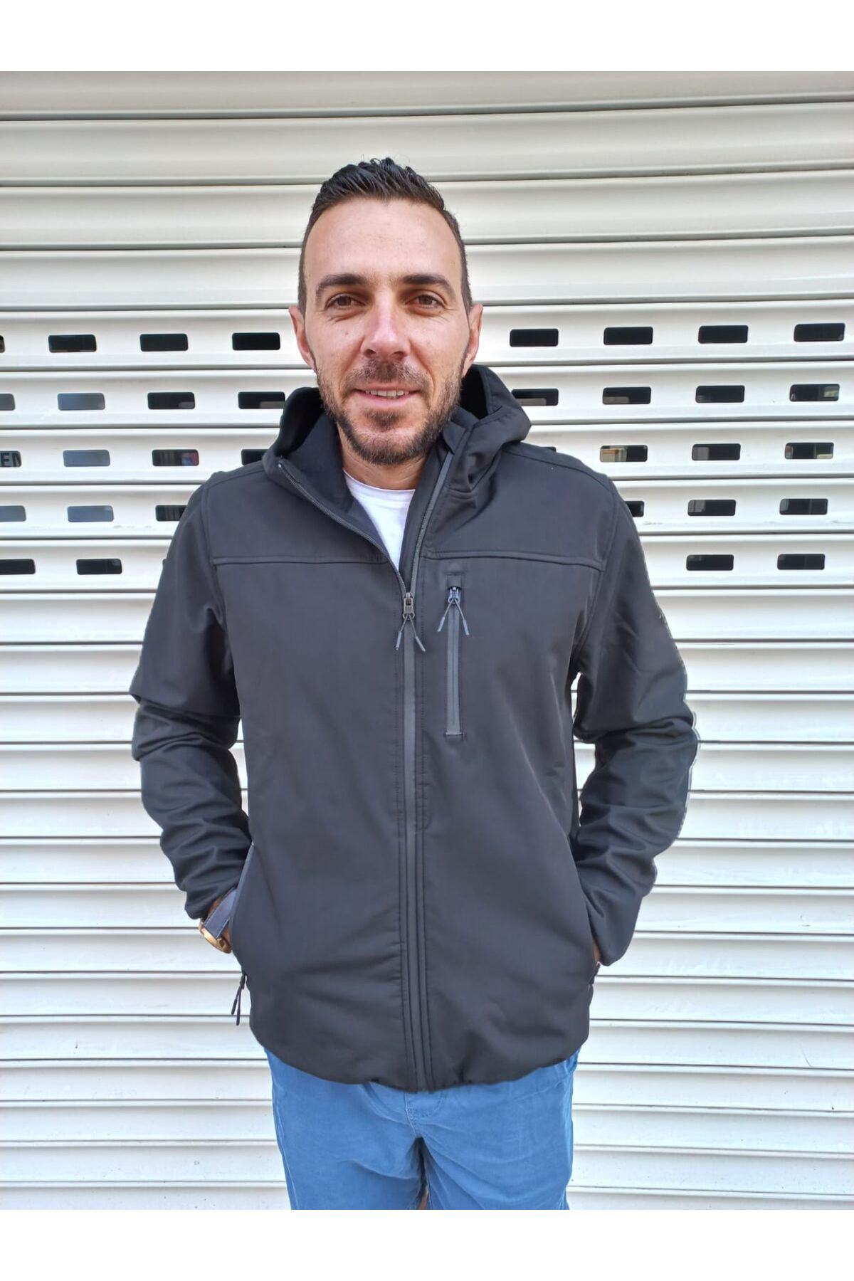 Kinetix Kinetix Siyah Renk Basic Softshell Mont