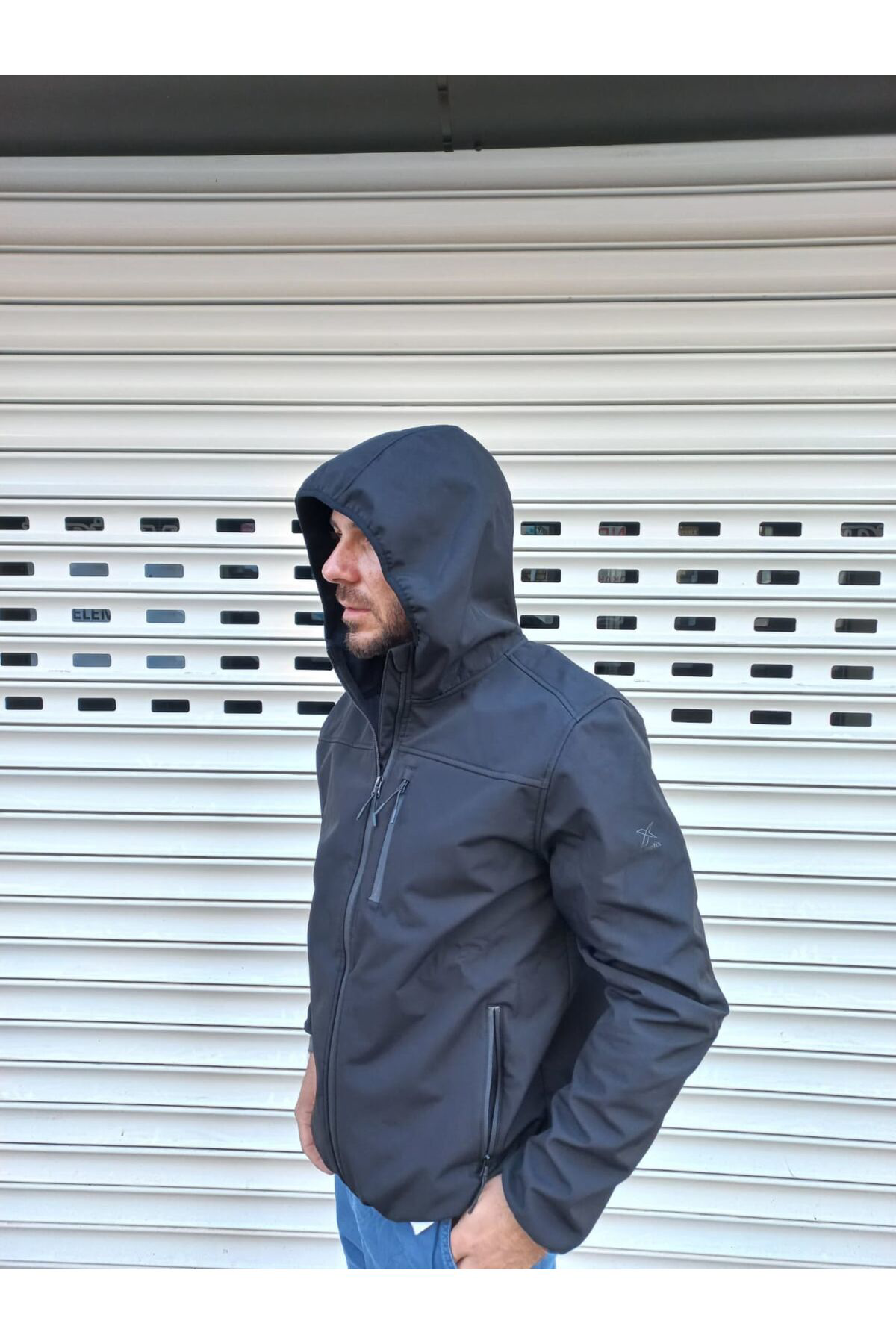 Kinetix Kinetix Siyah Renk Basic Softshell Mont
