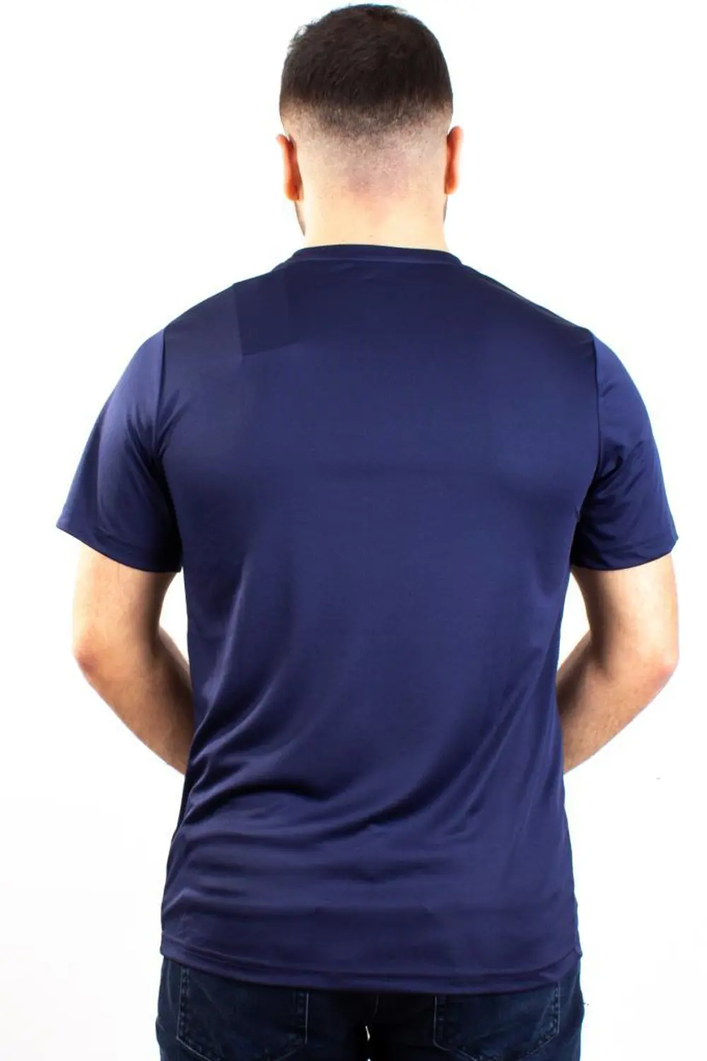 Kinetix SN-225 Neck Lacivert Günlük Erkek Bisiklet Yaka Tişört