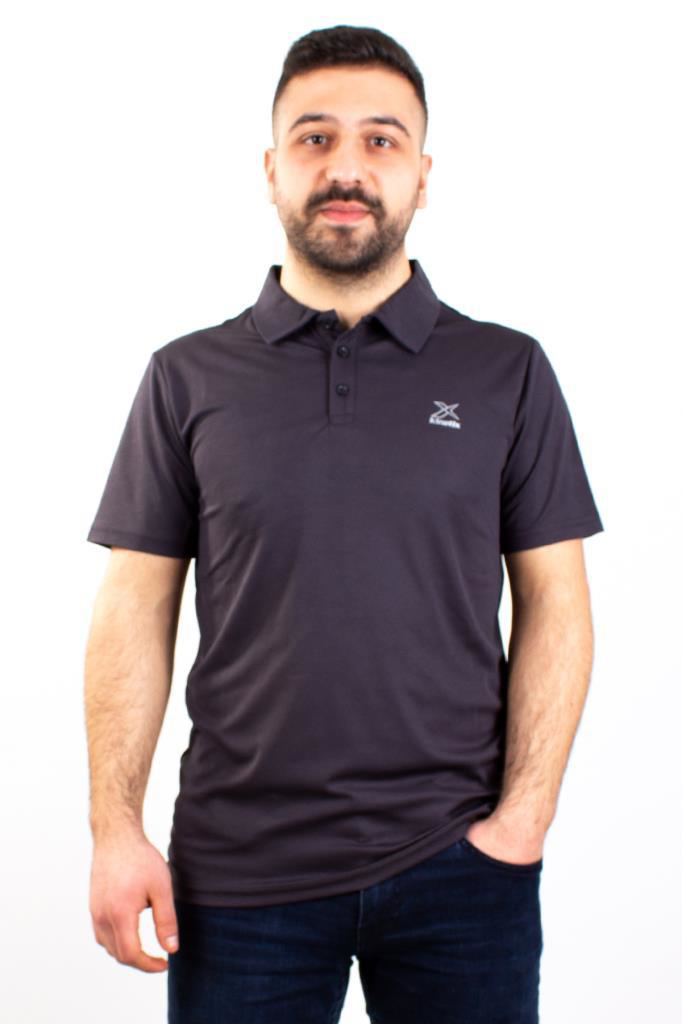 Kinetix   Sn-328 Oliver Antrasit  Günlük Polo Yaka Erkek Tişört