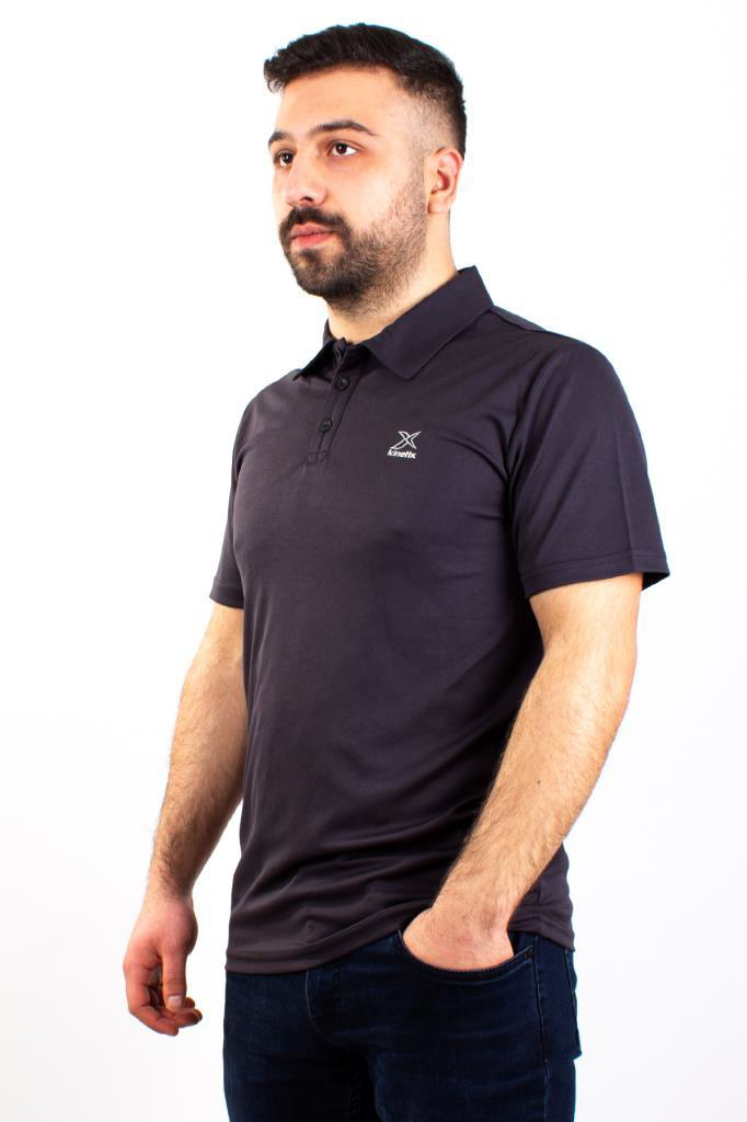 Kinetix   Sn-328 Oliver Antrasit  Günlük Polo Yaka Erkek Tişört