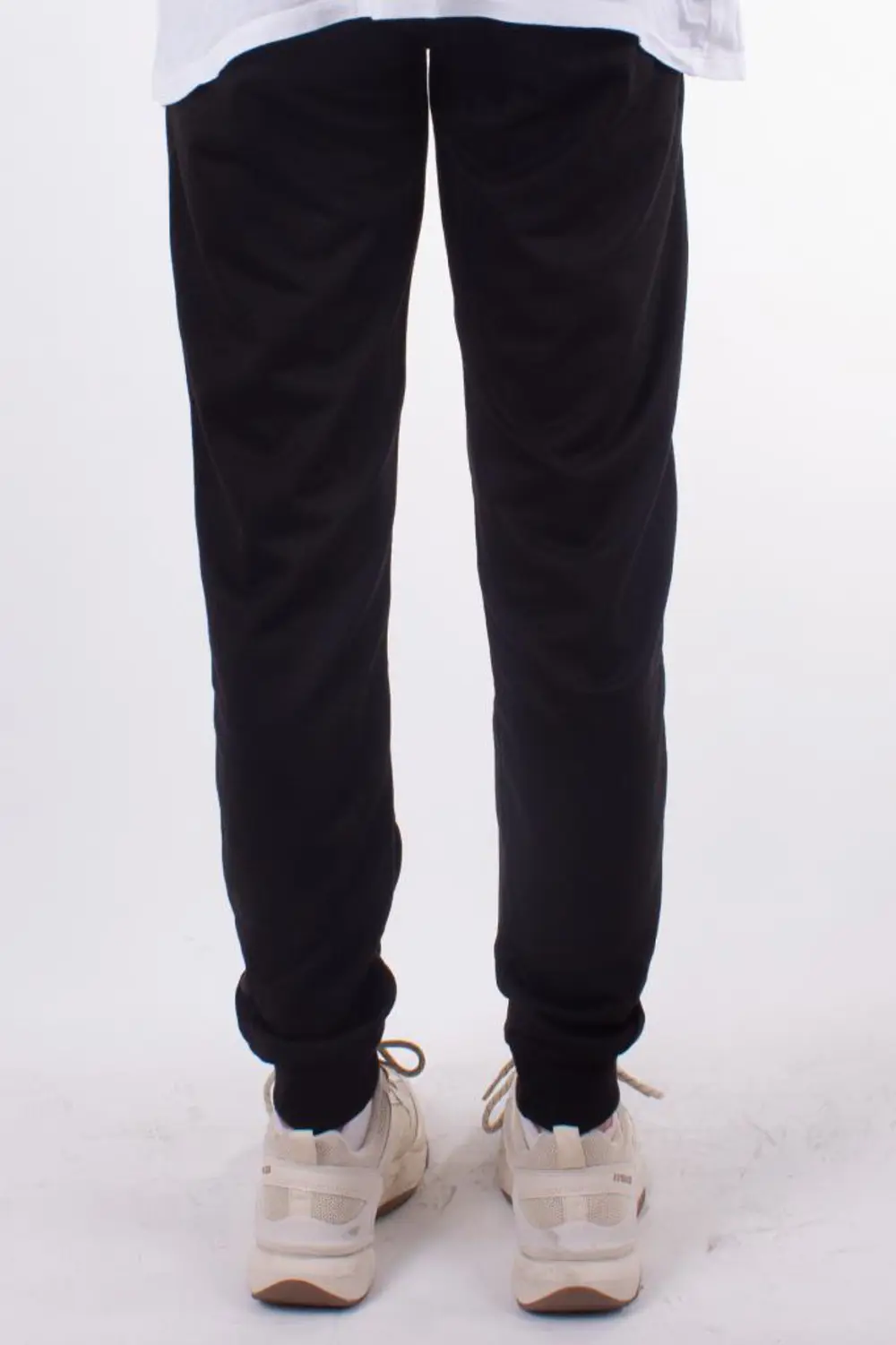 Kinetix SN86 Basıc jogger Siyah Günlük Pamuklu Kadın Alt Eşofman