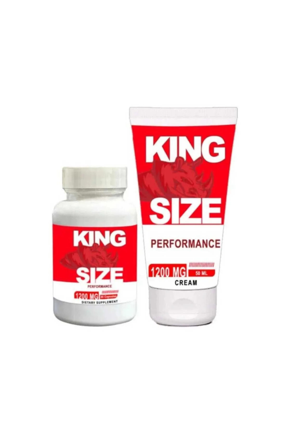 King Size 1200 Mg Erkek Kremi & Kapsülü – 30 Kapsül + 50 ml Krem Bir Arada Fiyatı, Yorumları ve Özellikleri