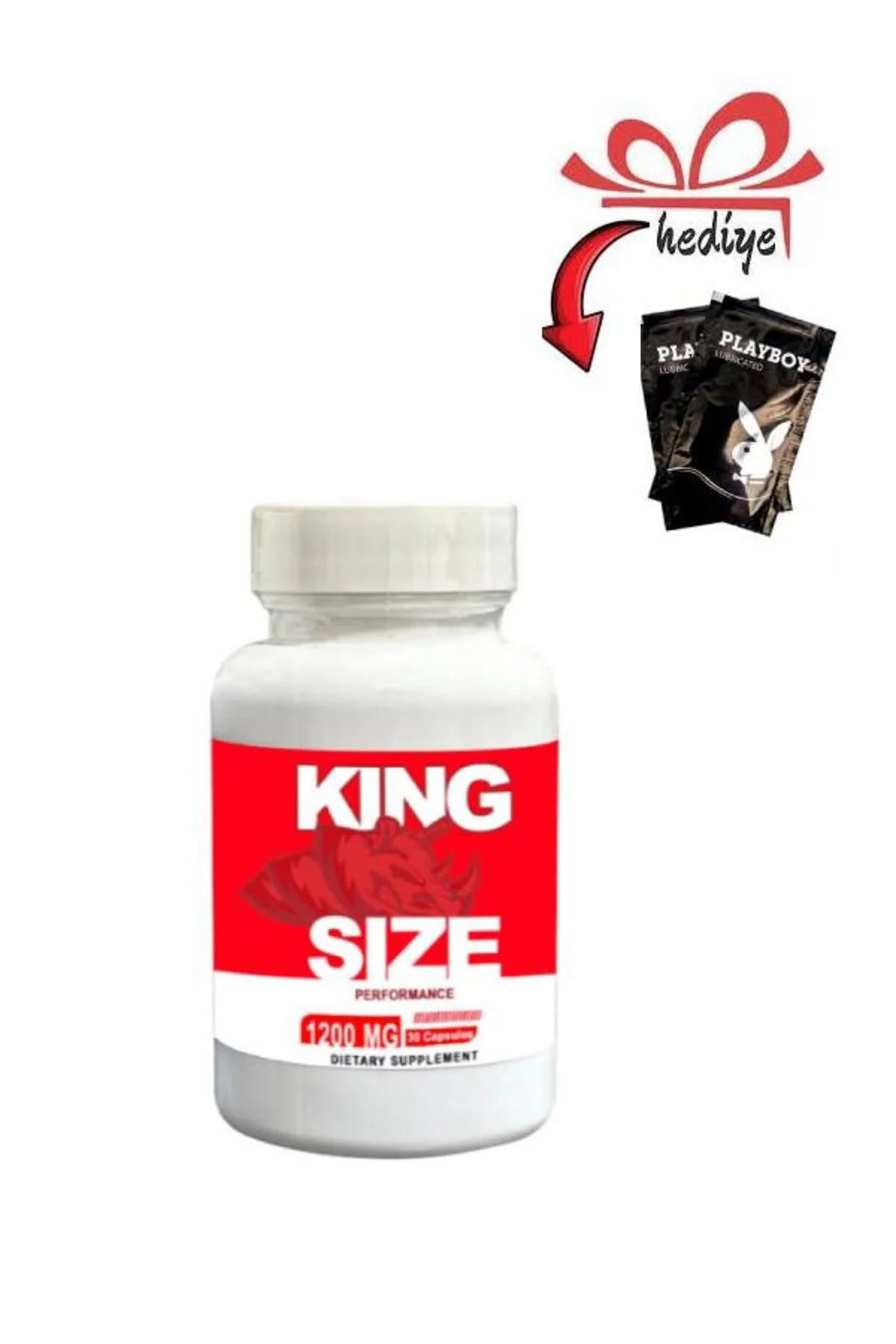King Size Destekleyici 30'lu Erkek Takımı + Kayganlaştırıcı Jelle Fiyatı, Yorumları ve Özellikleri