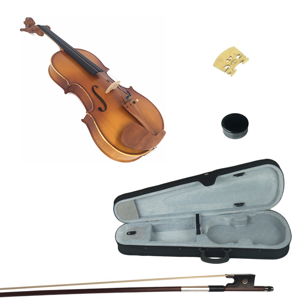 Kinglos  Kng Pja-1003 3/4 Öğrenci Kemani Mat 3/4 Kutulu, Ön Ladin,