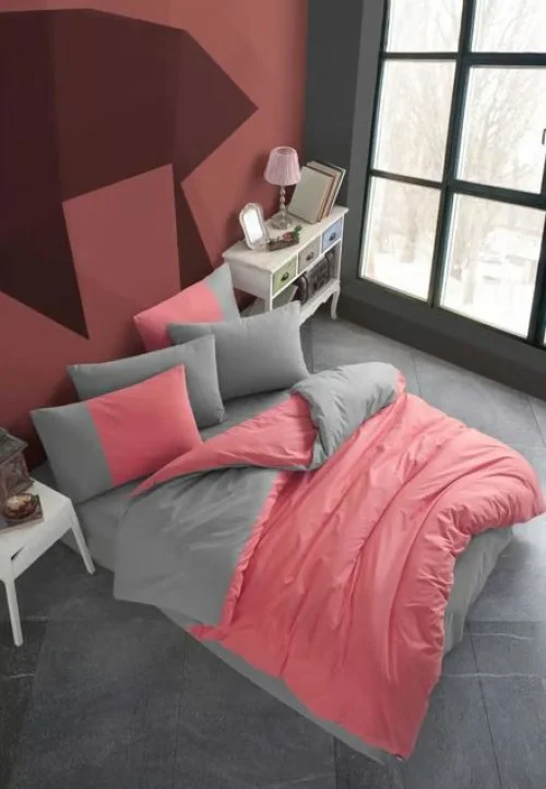 Kingsize Poplin Nev Diamond Koral