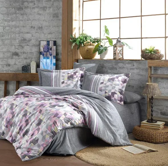 Kingsize Poplin Nev Arella Lila