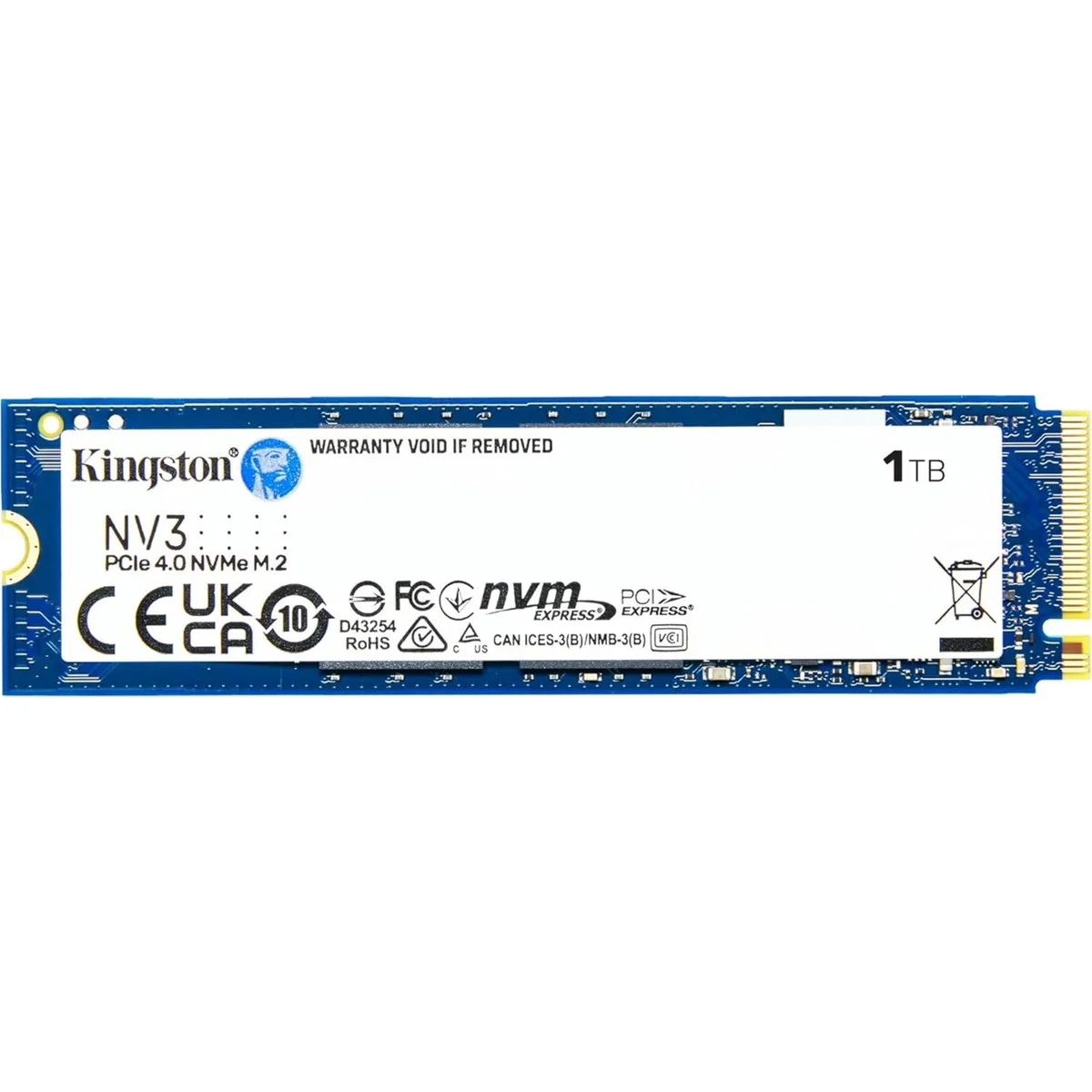 Kingston 1TB NV3 M.2 2280 NVMe SSD | PCIe 4.0 Gen 4x4 | Up to 6000 MB-s | SNV3S-1000G Kingston 1TB NV3 M.2 2280 NVMe SSD | PCIe 4.0 Gen 4x4 | Up to 6000 MB-s | SNV3S-1000G Fiyatı, Yorumları ve Özellikleri