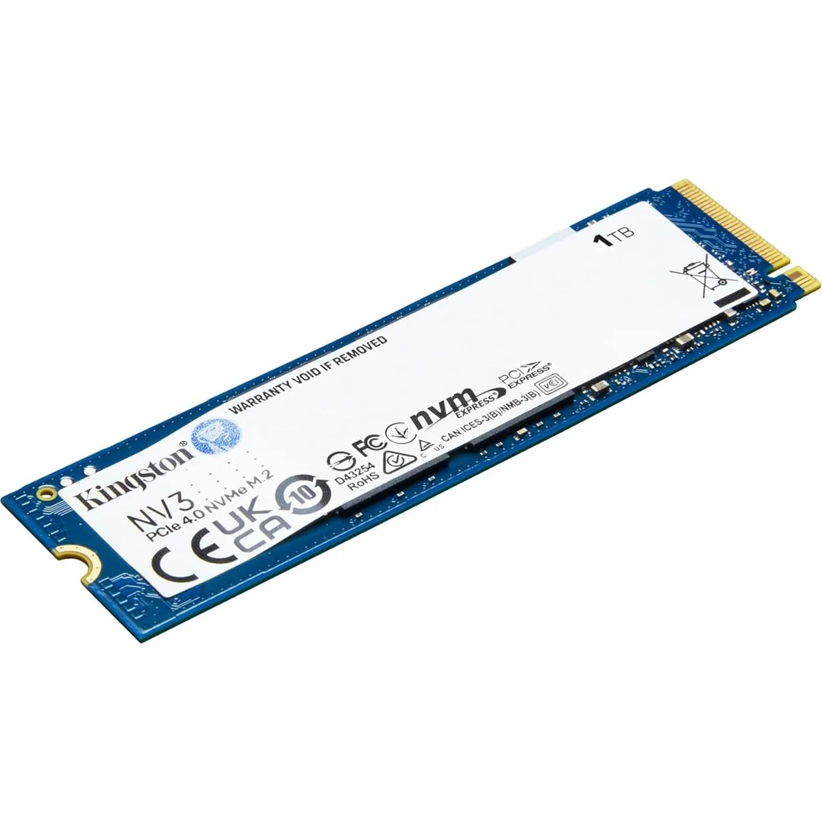 Kingston 1TB NV3 M.2 2280 NVMe SSD | PCIe 4.0 Gen 4x4 | Up to 6000 MB-s | SNV3S-1000G Kingston 1TB NV3 M.2 2280 NVMe SSD | PCIe 4.0 Gen 4x4 | Up to 6000 MB-s | SNV3S-1000G Fiyatı, Yorumları ve Özellikleri