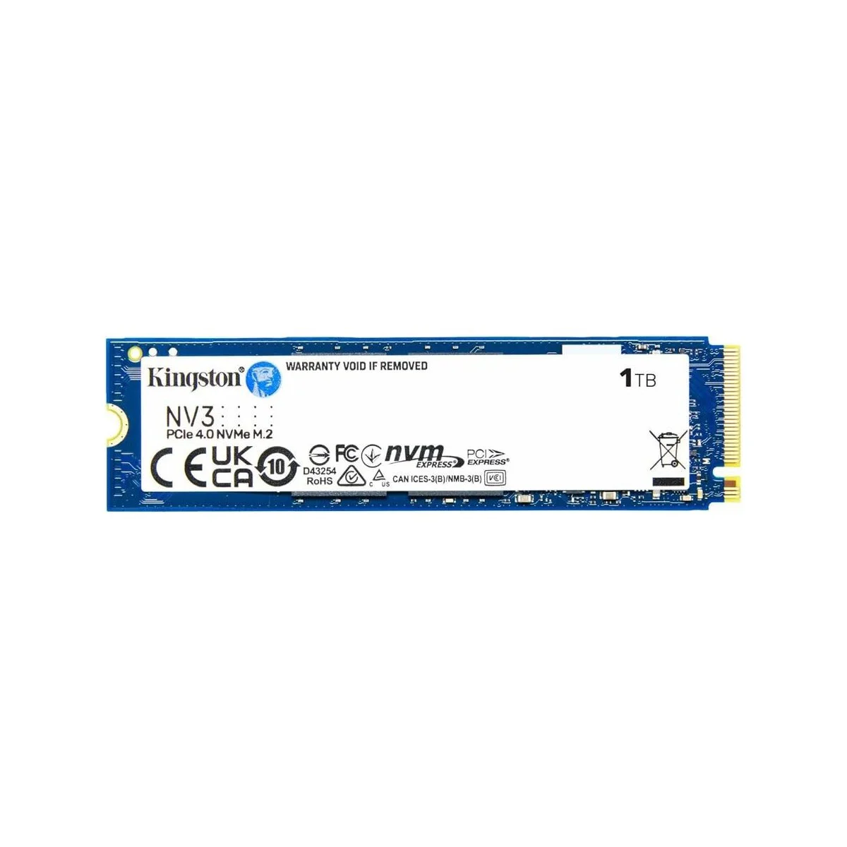Kingston 1TB NV3 M.2 2280 NVMe SSD | PCIe 4.0 Gen 4x4 | Up to 6000 MB-s | SNV3S-1000G Kingston 1TB NV3 M.2 2280 NVMe SSD | PCIe 4.0 Gen 4x4 | Up to 6000 MB-s | SNV3S-1000G Fiyatı, Yorumları ve Özellikleri