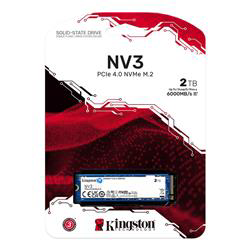 Kingston 2TB NV3 SNV3S-2000G 6000-5000MB-s PCI-Express 4.0 M.2 Ss