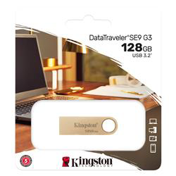 Kingston DTSE9G3-128GB 128GB 220MB-s Metal USB 3.2 Gen 1 DataTrav