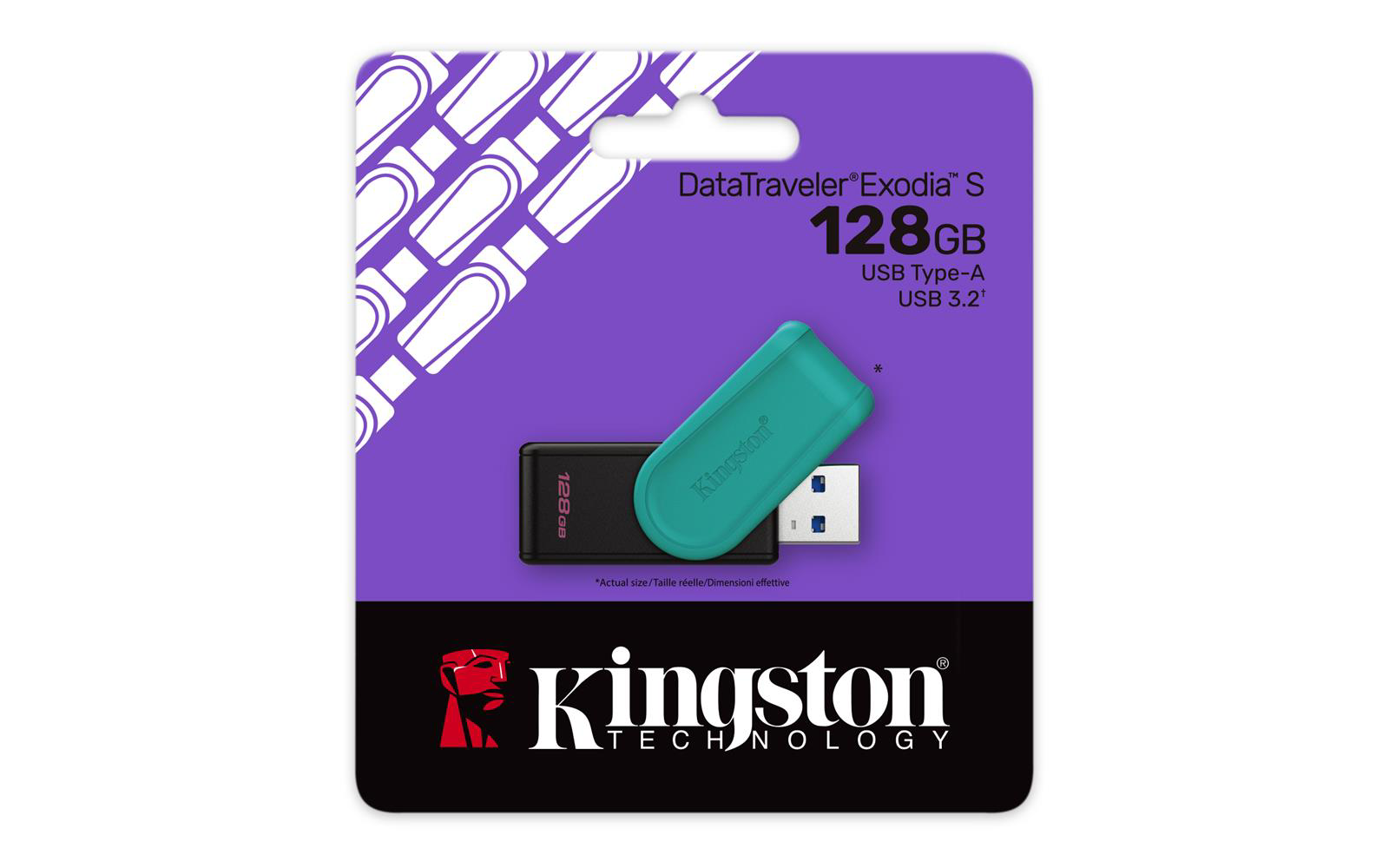 Kingston DTXS-128GB 128GB Portable USB 3.2 Gen1 DataTraveler Exod