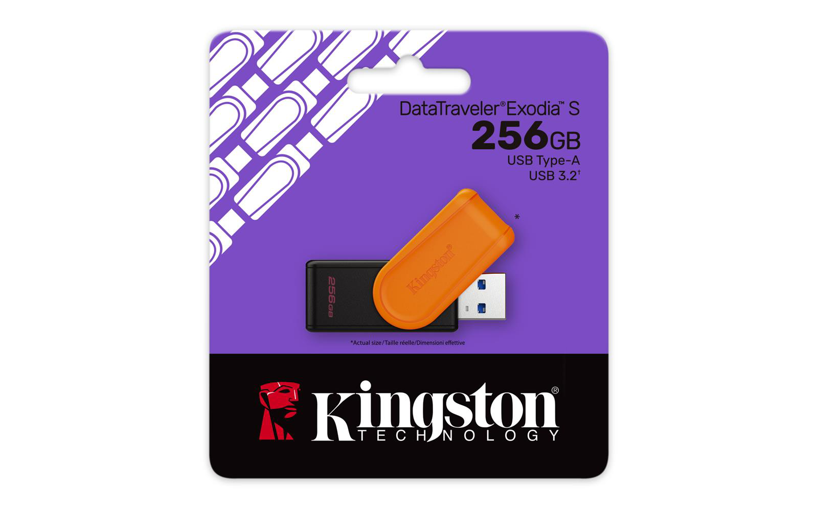 Kingston DTXS-256GB 256GB Portable USB 3.2 Gen1 DataTraveler Exod