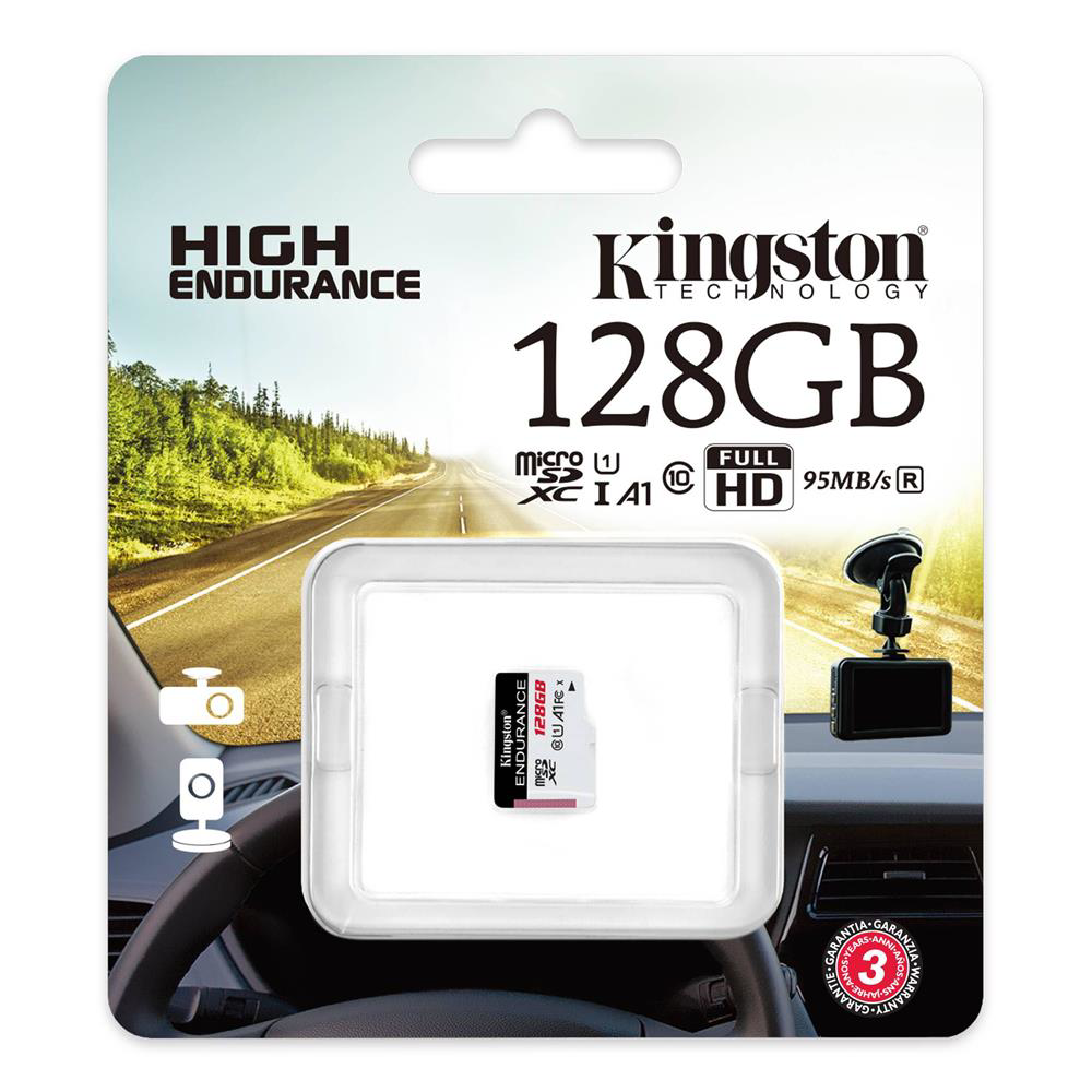 Kingston SDCE-128GB 128GB microSDXC Endurance 95R-45W C10 A1 UHS-