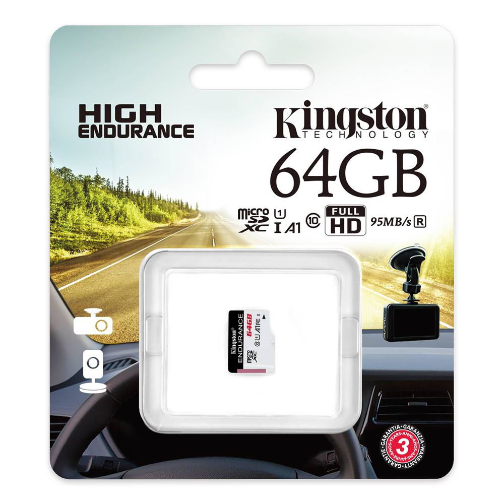 Kingston SDCE-64GB 64GB microSDXC Endurance 95R-30W C10 A1 UHS-I