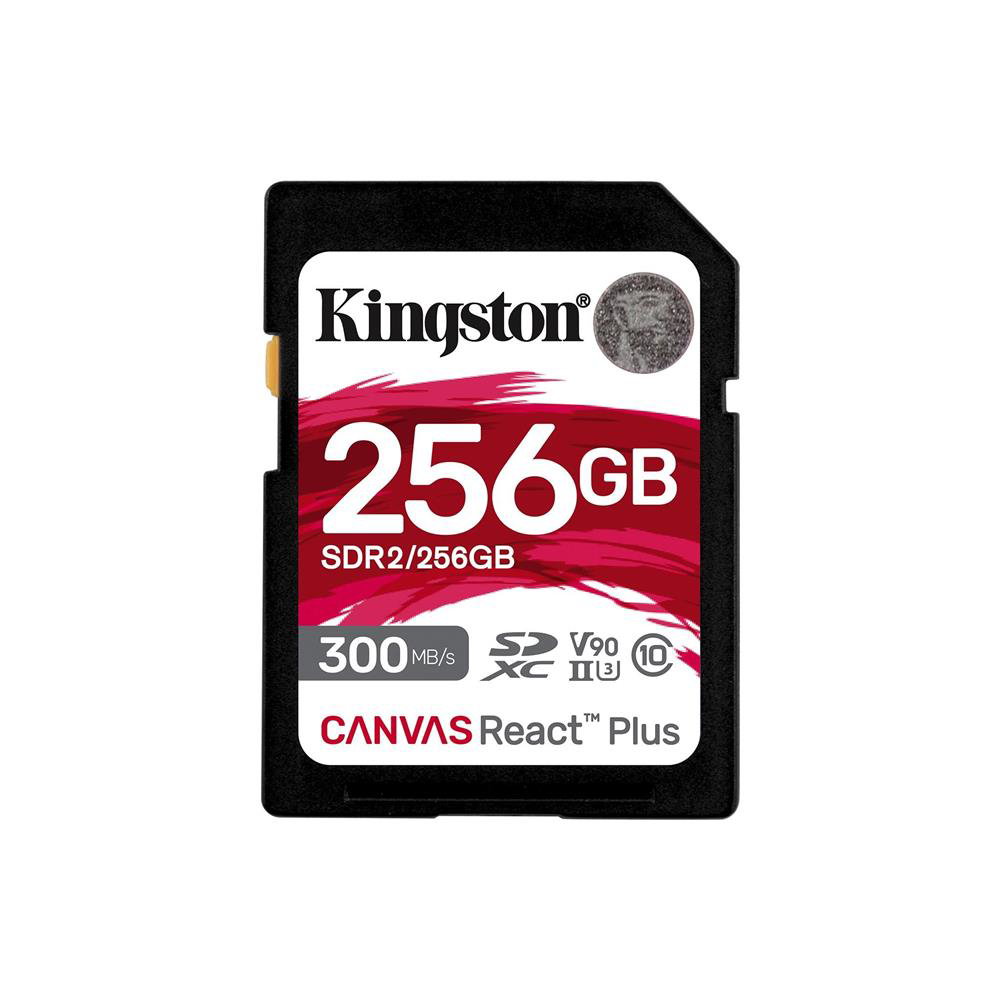 Kingston SDR2-256GB Canvas React Plus SDXC UHS-II 300R-260W U3 V9