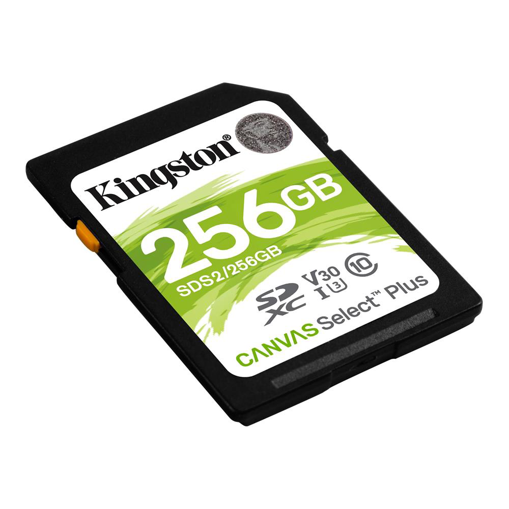 Kingston SDS2-256GB 256GB SDXC Canvas Select Plus 100R C10 UHS-I