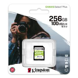 Kingston SDS2-256GB 256GB SDXC Canvas Select Plus 100R C10 UHS-I